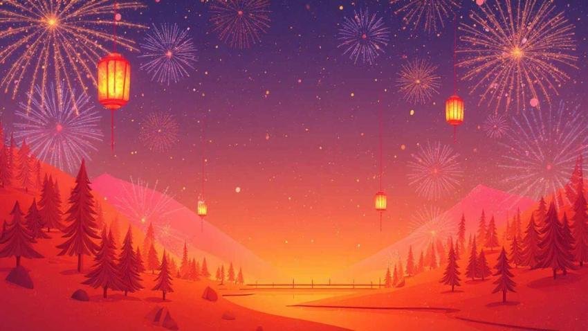 Free new year background download