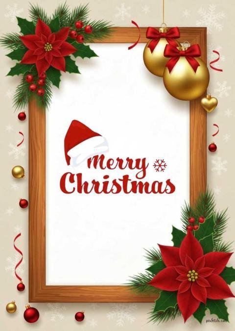 Merry christmas hd images with snowflake patterns