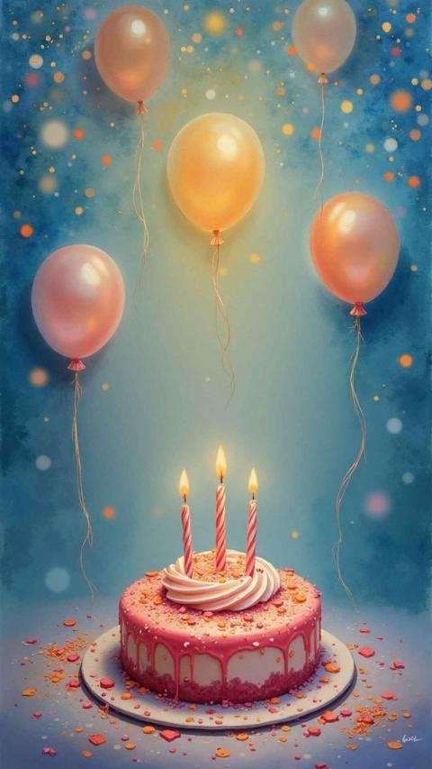 Beautiful birthday celebration image