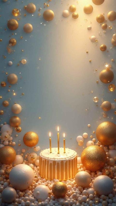 A stunning birthday celebration background