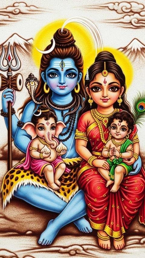 Hd images of shiva parvati for your mobile wallpaper