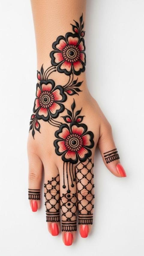 11+ Mehndi design photo simple