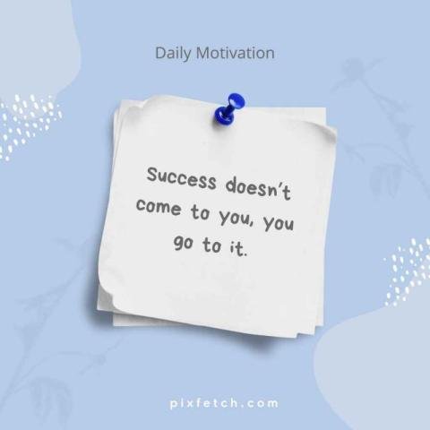 A minimalistic flat design for motivational quotes