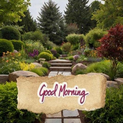 Green nature good morning images