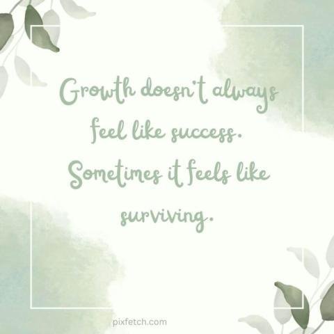 Green watercolor background featuring motivational quotes