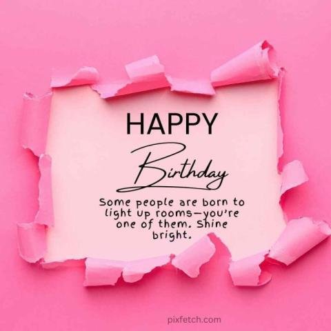 A happy birthday card with quotes