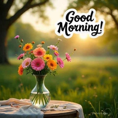 Beautiful good morning images with flowers for whatsapp