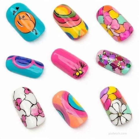 Simple nail art designs