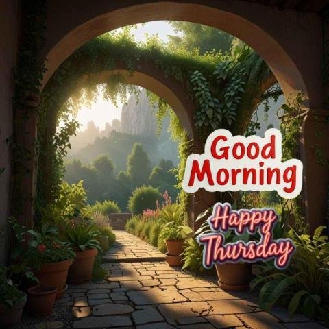 Beautiful Good Morning Happy Thursday image