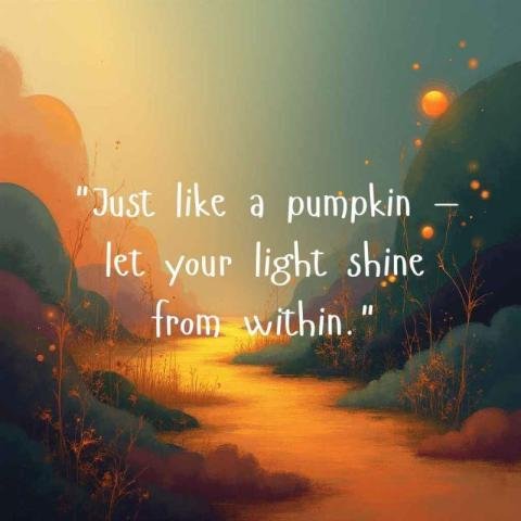 Inspirational autumn quote image