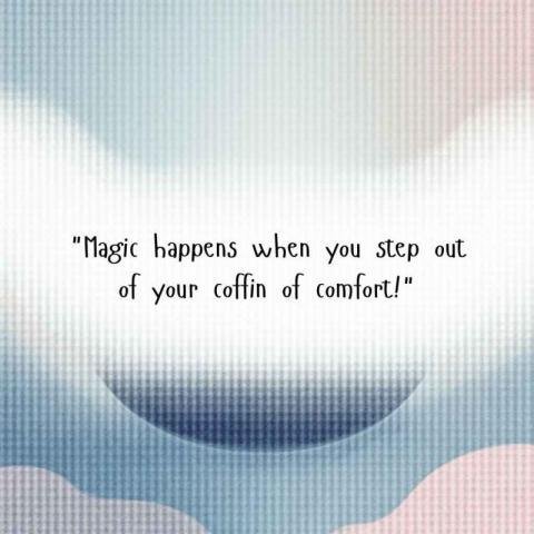 A whimsical digital illustration with motivational text