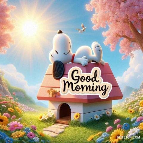 Snoopy good morning images funny
