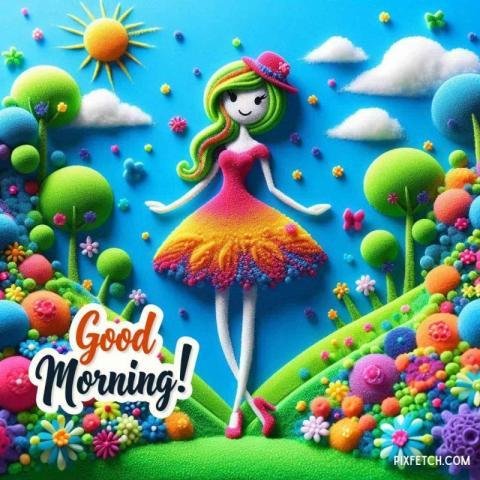 Good morning stick figure