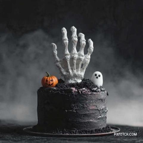 Edible halloween cake images