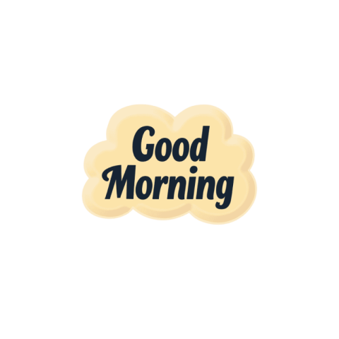 Good morning png stickers