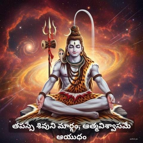 Lord shiva in  meditative pose for WhatsApp DP