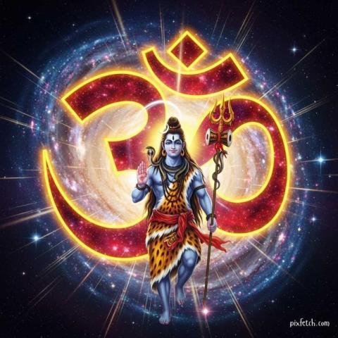 god shankar wallpaper with Om karam