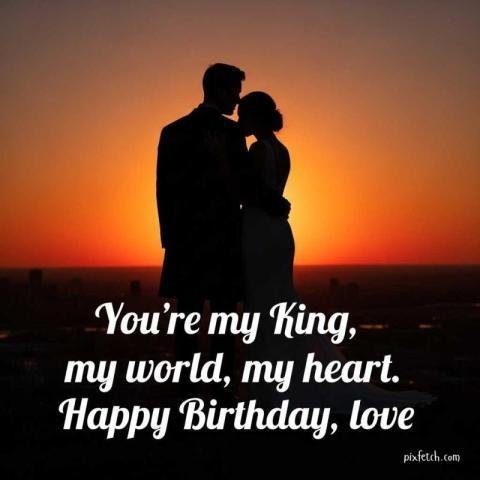 Unique birthday wishes for husband with love
