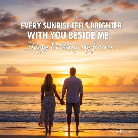 Simple birthday wishes for wife