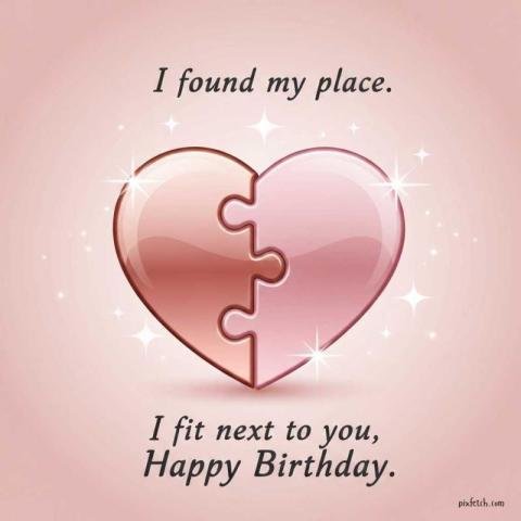Soft romantic happy birthday images for love