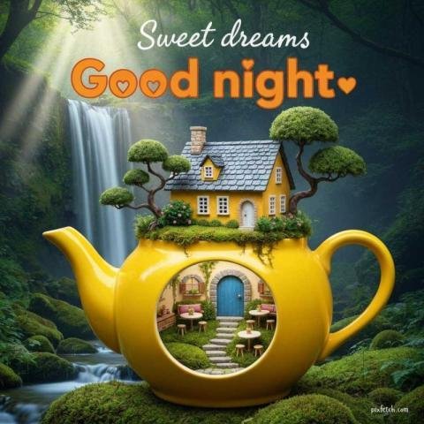 Special house good night images for WhatsApp