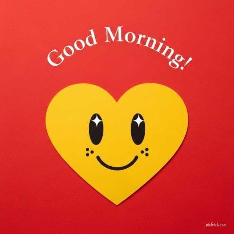 New Good Morning Images with heart