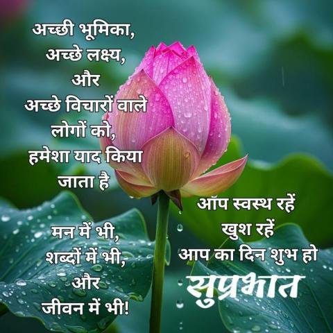 Good morning wishes in Hindi images
