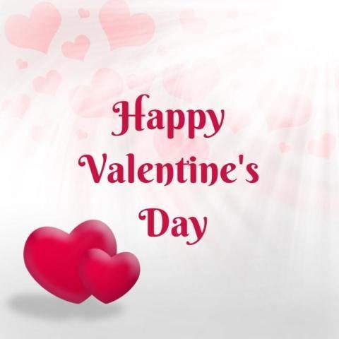 Happy valentines day friends