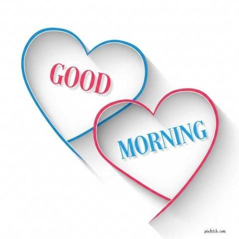 A clean, minimalistic greeting card style  good morning image