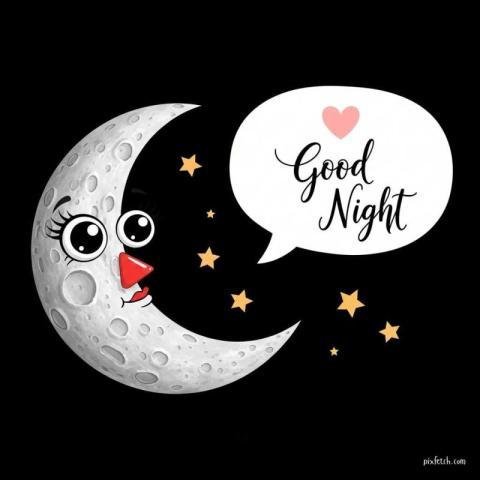 Cartoon styled special good night hd images