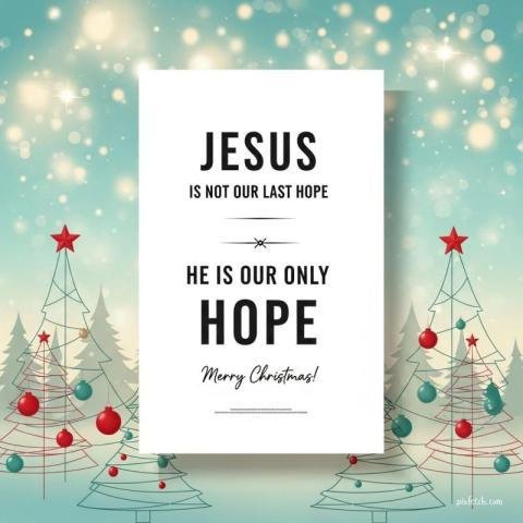 Faith based inspirational Christmas wishes image