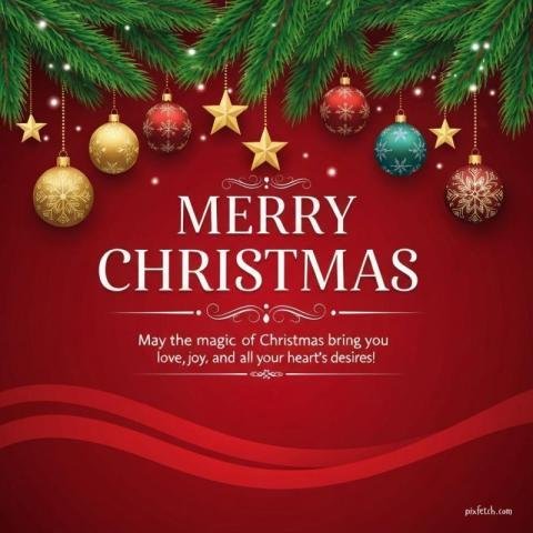 Free Christmas greetings image