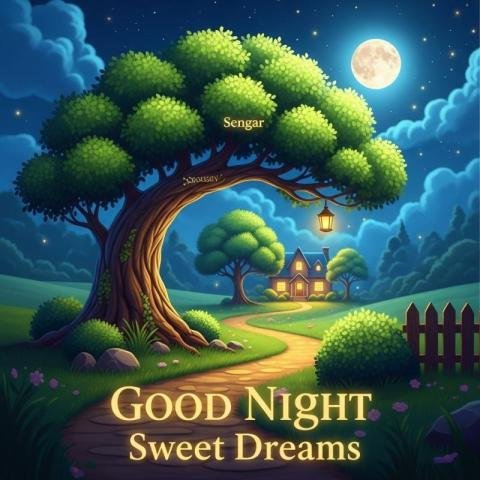 Beautiful good night photo