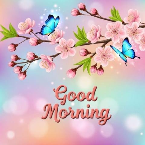 Good morning with beautiful flowers images free