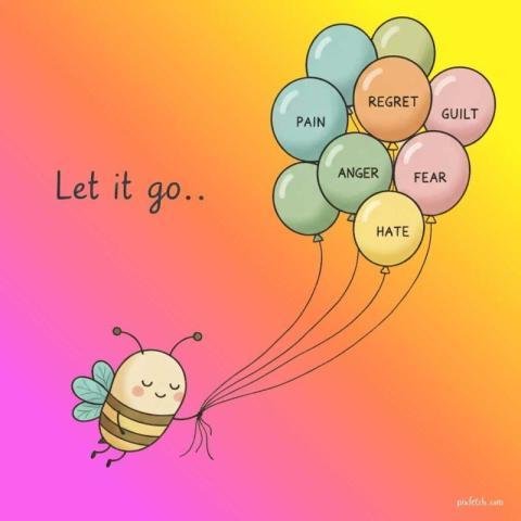 “Let It Go” Emotional Healing quote