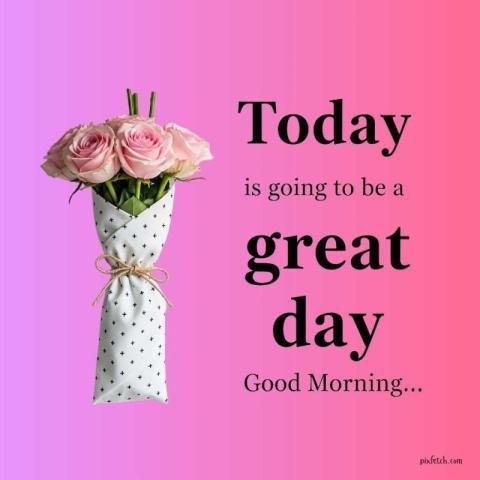 elegant motivational wall art composition with Good Morning wishes