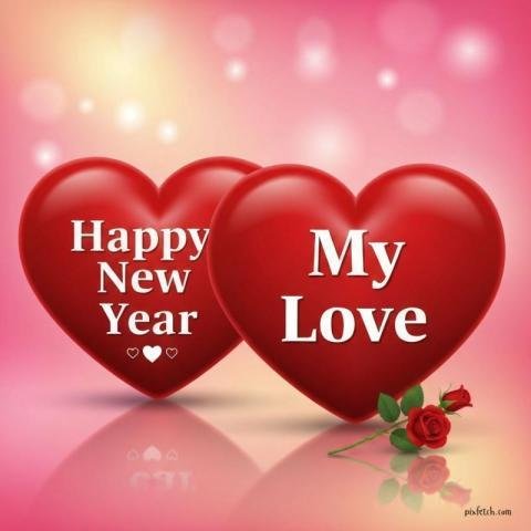 Happy new year 2026 wishes for love