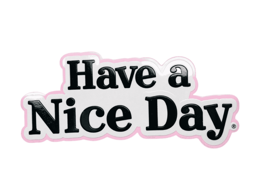 Have a nice day text png