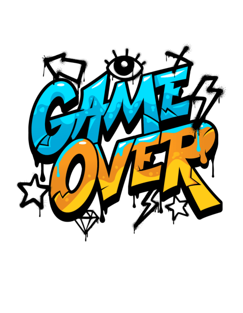 Colorful graffiti art design